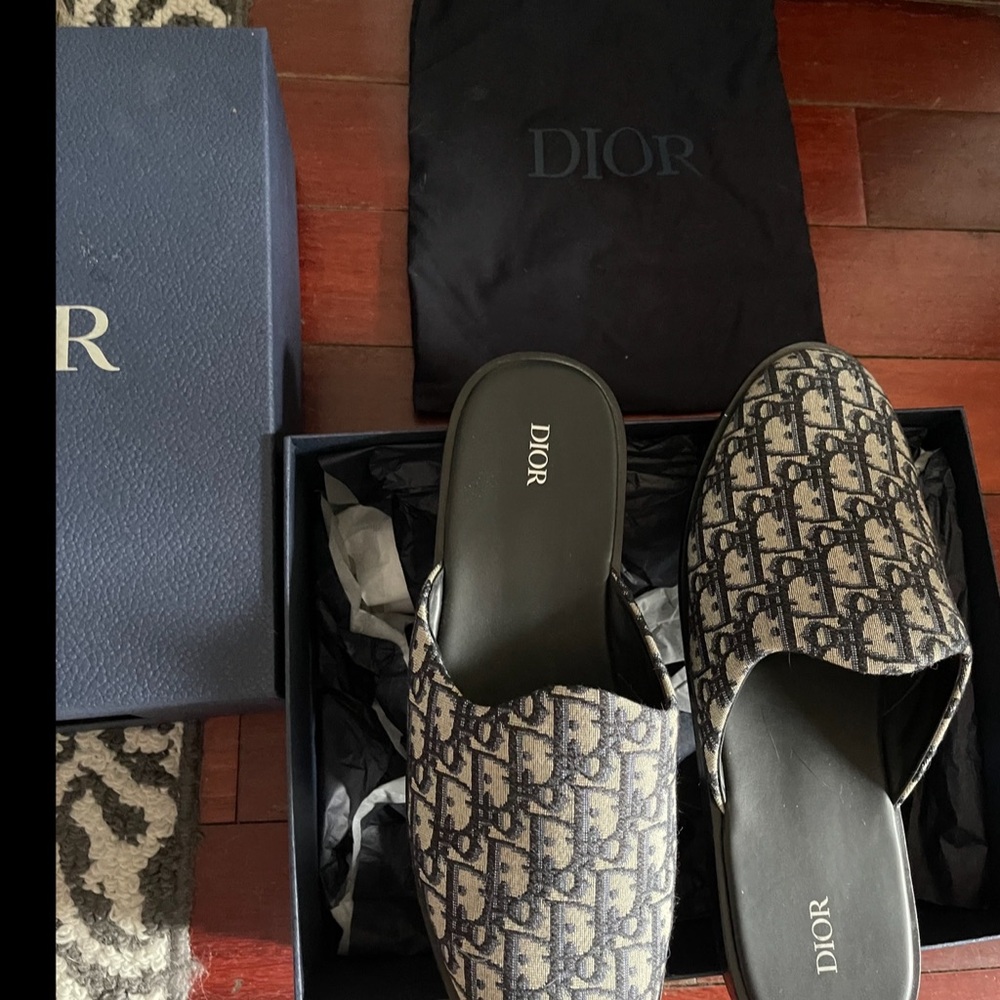 Dior Lacquard  Slippers